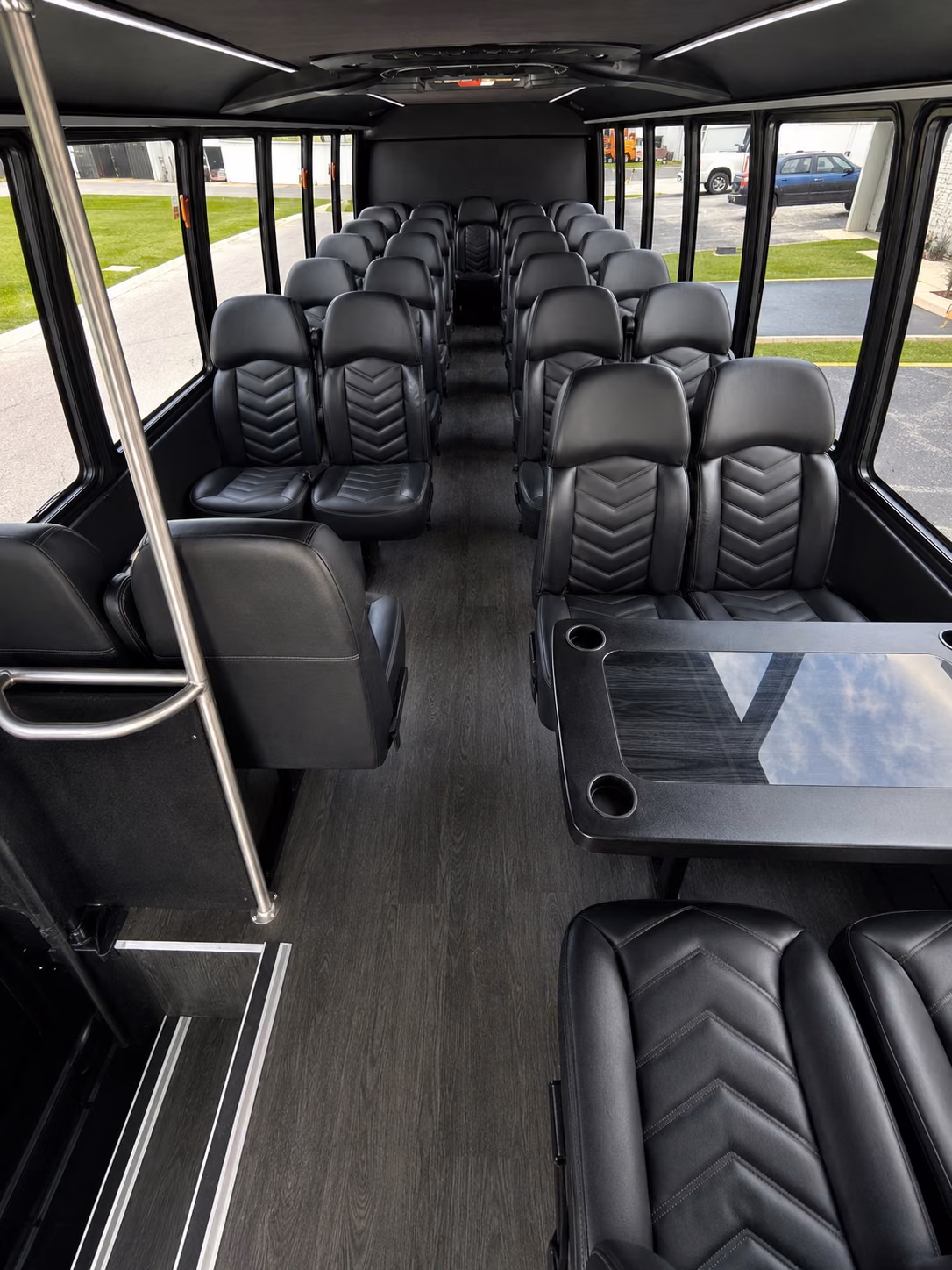 18 passenger minibus inside