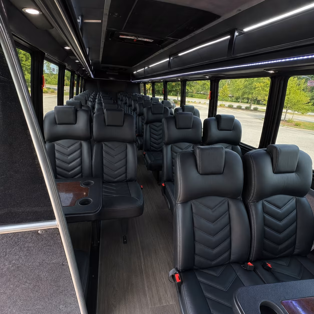 30 passenger minibus inside
