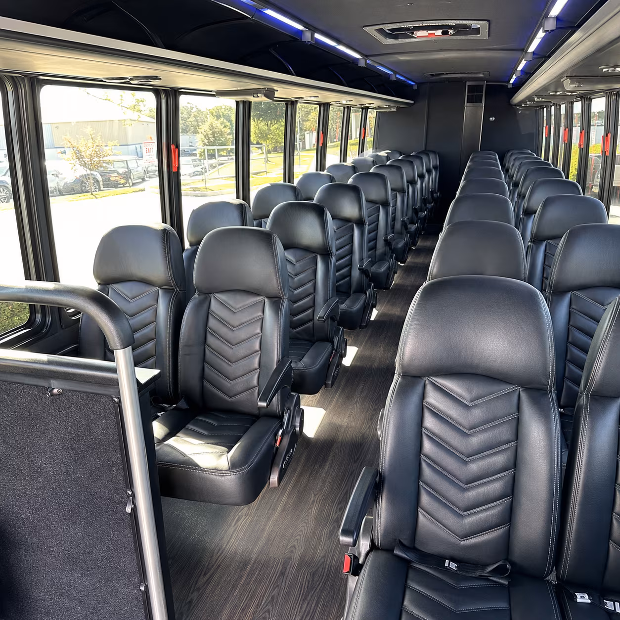 30 passenger minibus interior