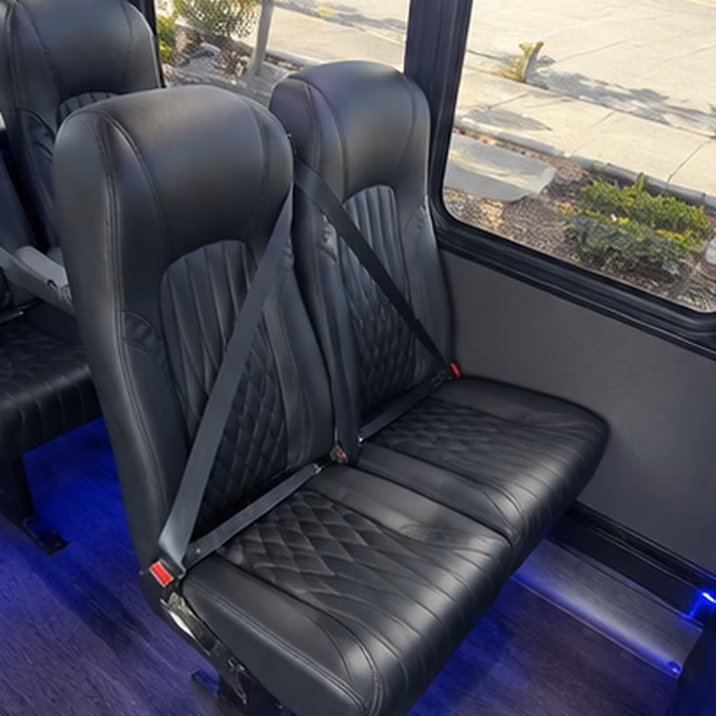 35 passenger minibus inside