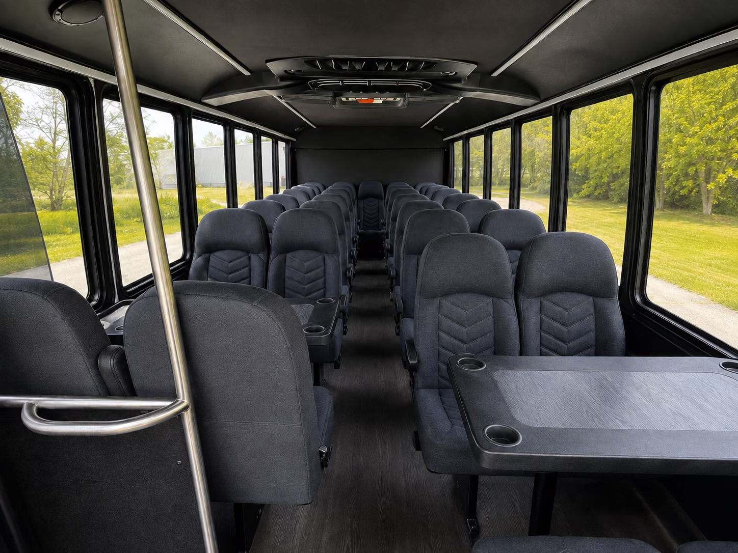 san leandro 20 passenger minibus inside