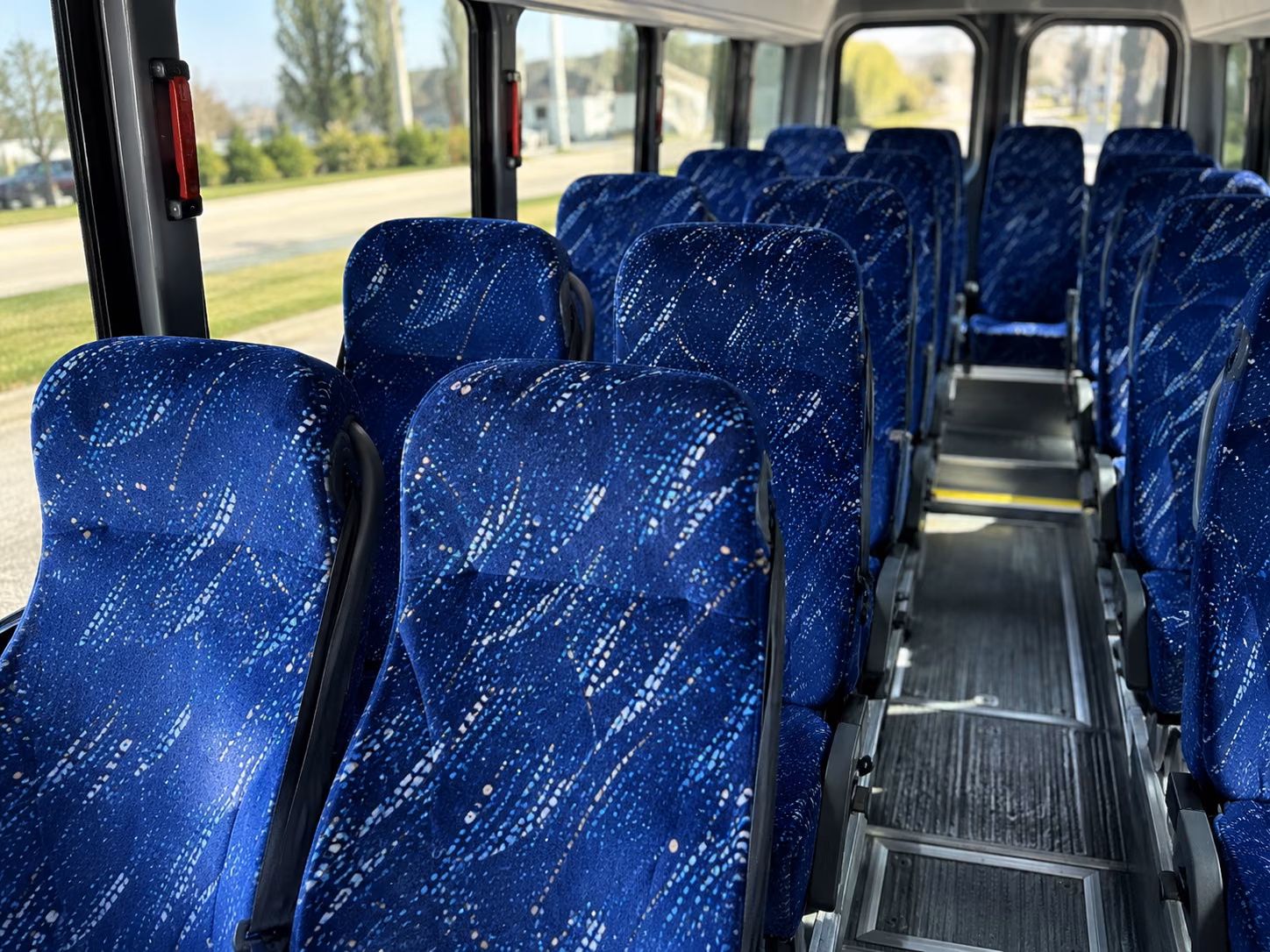 san leandro 20 passenger minibus interior