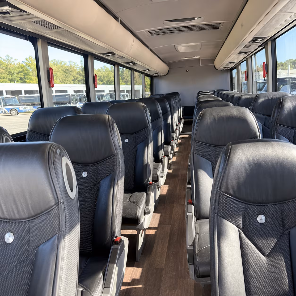 san leandro oracle park t charter bus rental