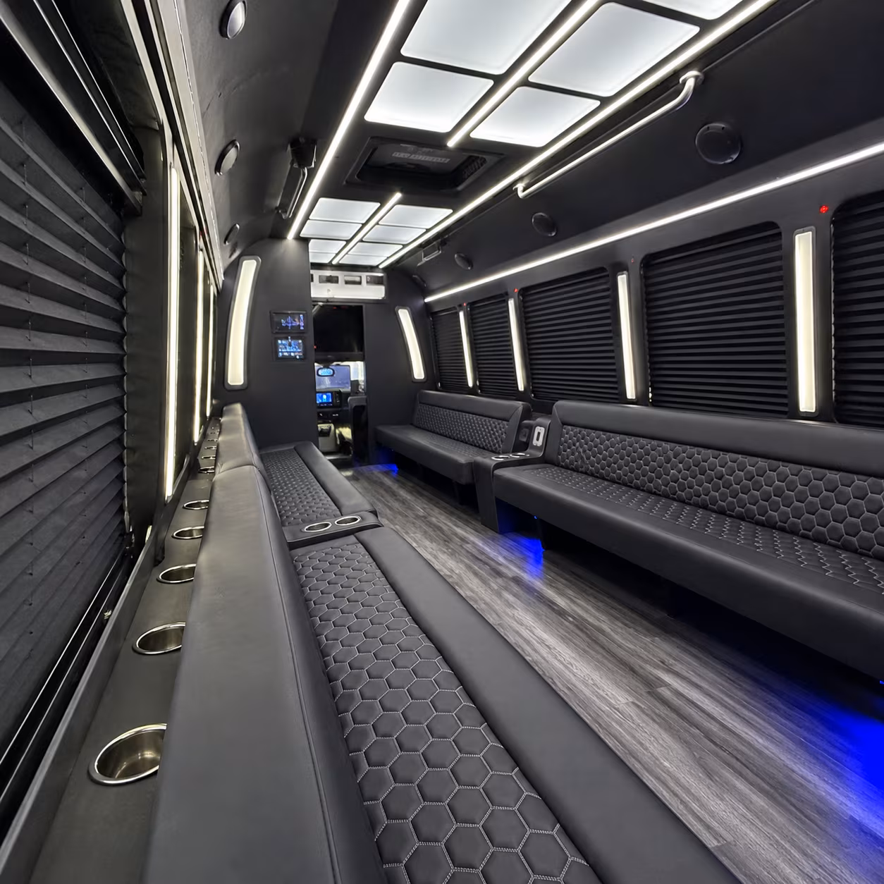 san leandro party bus inside