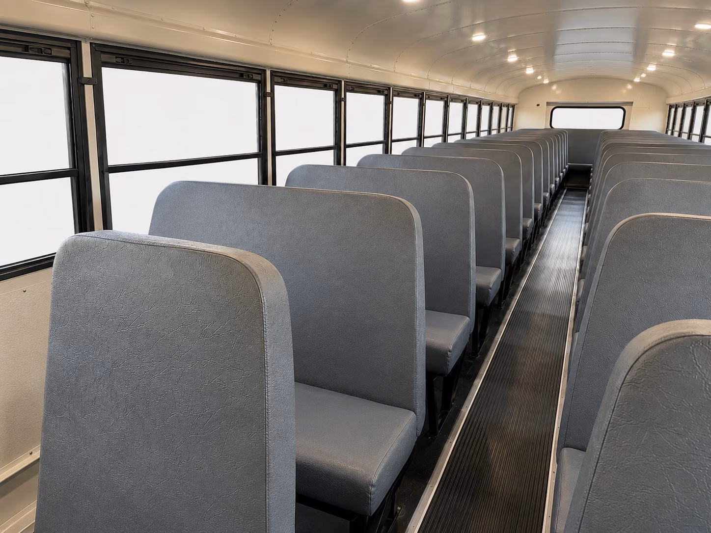 san leandro school bus interior